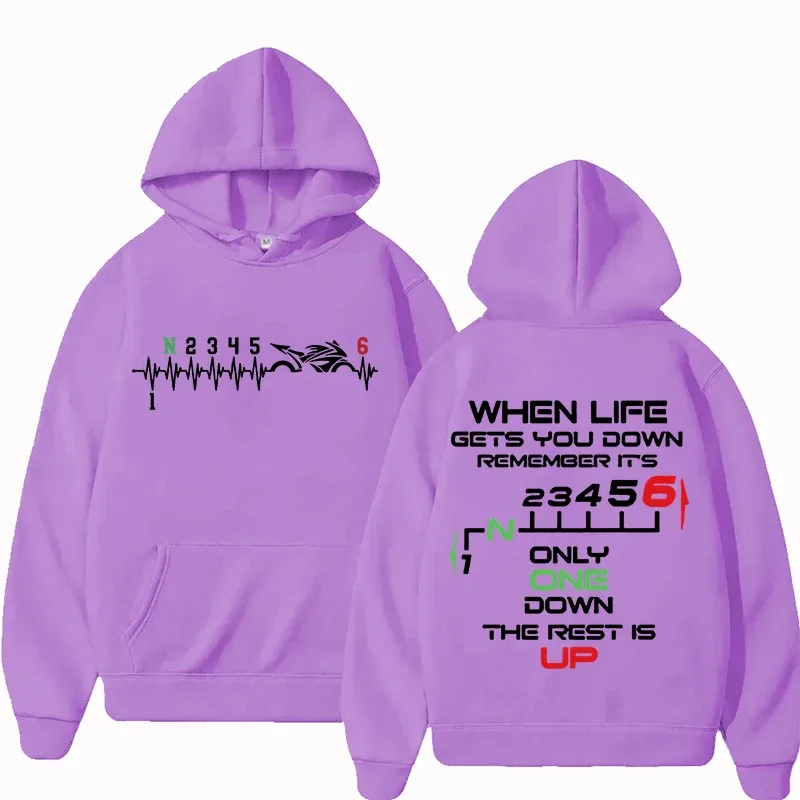 Nuevo 1N23456 sudaderas con capucha de latido del motorista para motocicleta para mujeres y hombres, sudaderas con capucha deportivas informales para otoño e invierno para mujeres