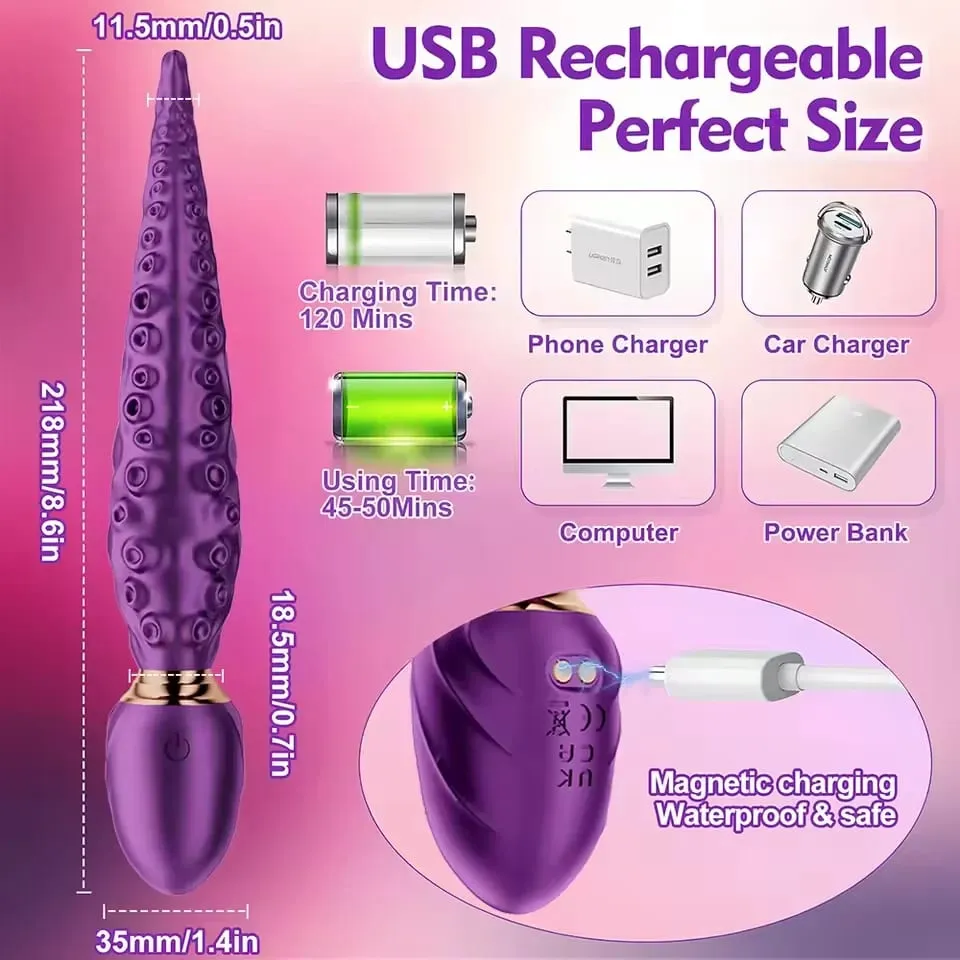 Thrusting Anal Vibrator Female G-Spot Clitoris Stimulator 360° Rotation Vagin Massager Masturbation Adult Sex Toys for Women