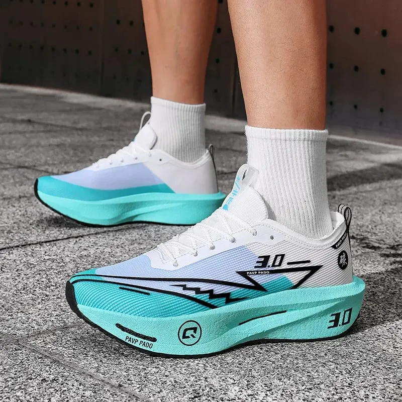 Comfortable Men Running Shoes Marathon Carbon Board Speciality Sports Men's Sneakers Breathable Women Walking Athletic Sneakers