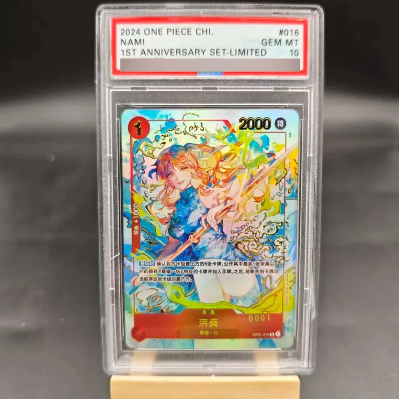 DIY ONE PIECE English Silver Nika Luffy Rating Card OPCG Hancock Ace Teach Zoro Copy Version Anime Collection Cards Gift Toy