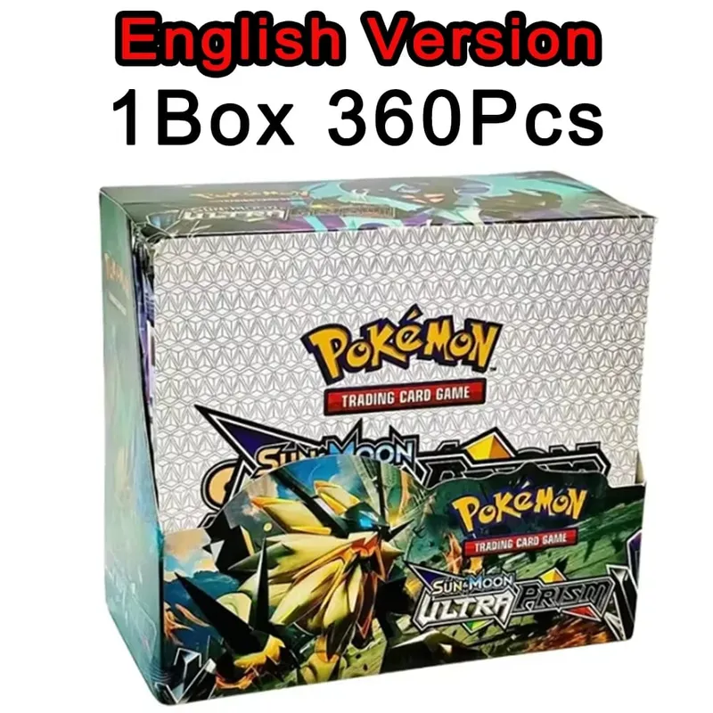 ** 360Pcs EnglishPokémonCards SunMoon Destined PSrismatic Evolutions Scarlet Violet 151 PALDEAN Booster Battle Transaction Card
