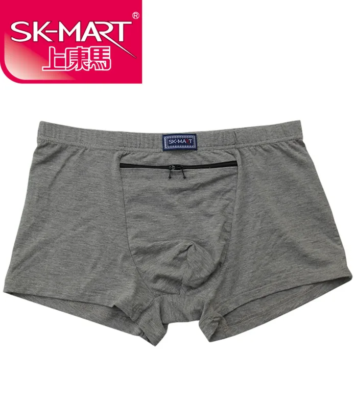Mga Lalaking Boxer Sexy na Nakatagong Pocket Secret Briefs Panlabas na Sex Front Stash Pocket Soft Panatilihin ang Pickpocket Proof Underwear Safe Protector