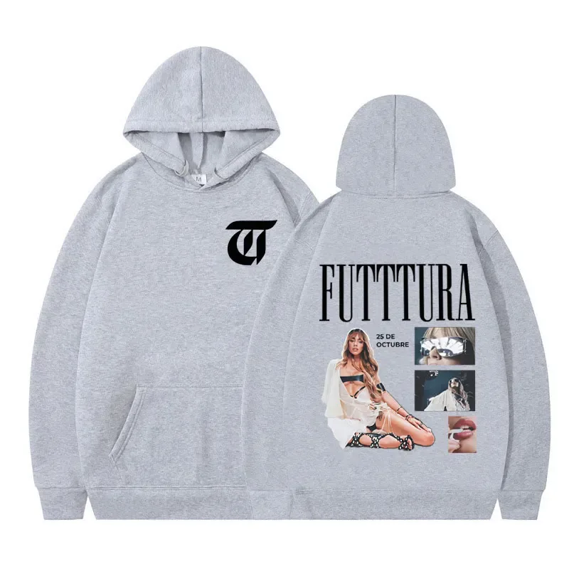 Singer TINI STOESSEL Futtura Album 2025 Tour Vintage Hoodie Men Women Fashion Pullover Casual Oversized Y2k Clothes Sweatshirts