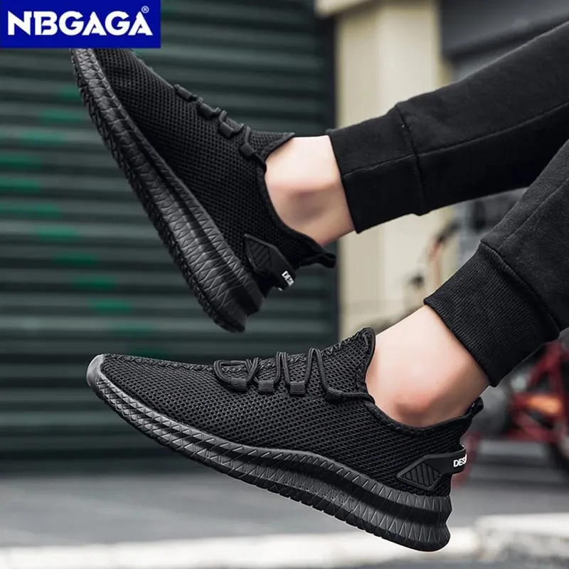 Sapatos clássicos para homens sapatos esportivos casuais moda respirável tênis de corrida ao ar livre malha leve calçado de caminhada