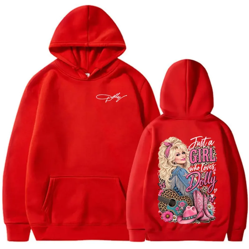 Dolly Parton Country Music Hoodies Men Women Clothing Fashion Harajuku Pullovers Casual Long Sleeve Oversized Hooded Sweatshirts