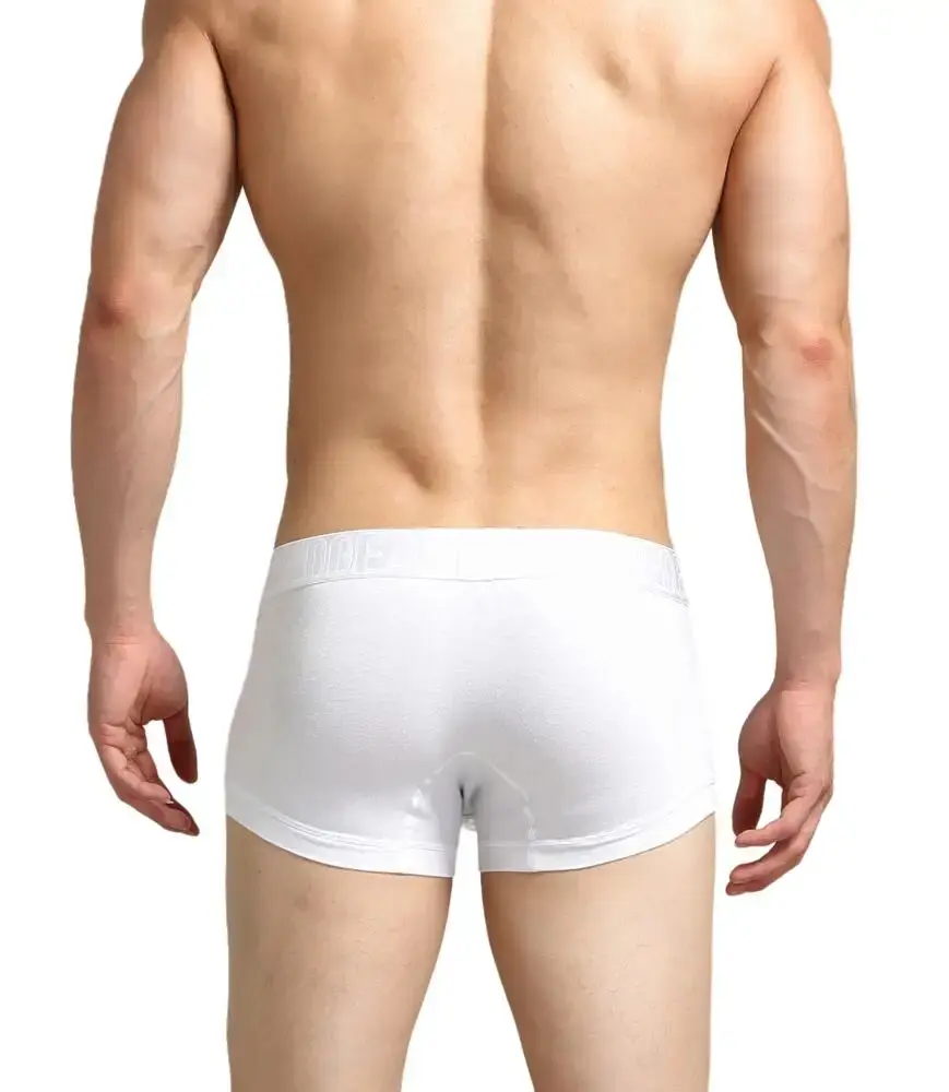 Heren boxershorts van ademend katoen, U-bolle buidel, lage taille, zacht stretchondergoed voor dagelijks casual en intiem gebruik