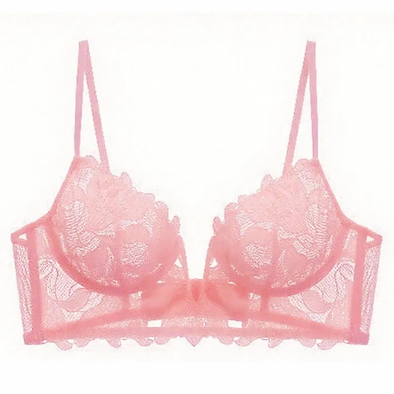 Women Lace Lingerie Set Elegant Sexy Bra Set See Through Underwear Ventilate Ladies Bra and Panty Set