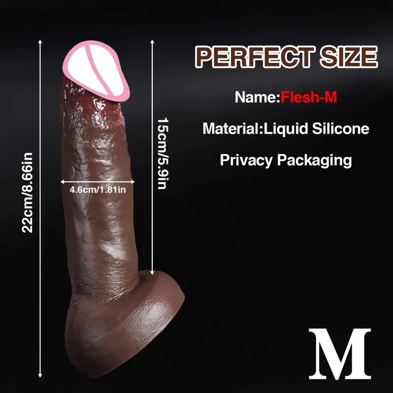 ราคาถูกผิวนุ่มรู้สึกสมจริงหนาDildoเกย์MasturbatorsซิลิโคนDickถ้วยดูดขนาดใหญ่Penis Anal Plugเพศของเล่นสำหรับผู้ชายผู้หญิง