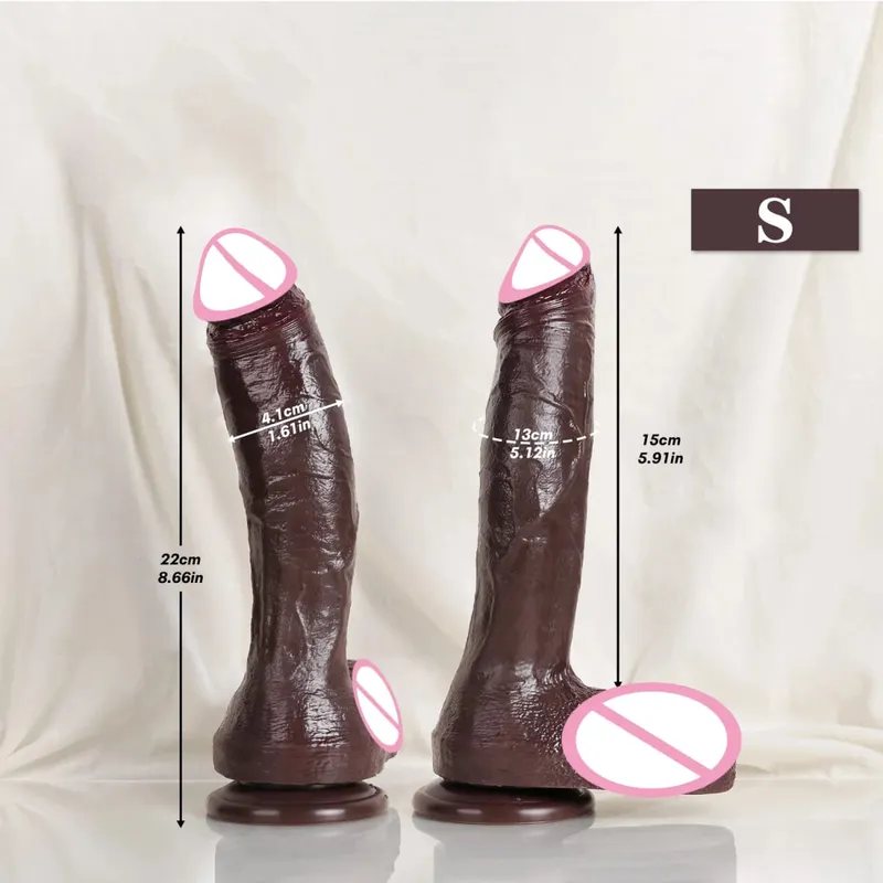 Dildo Realistic Huge Silicone Penis Black Big Cock For Women Sex Toys with Suction Cup Long Dick Butt Plug Dildos Adult Products
