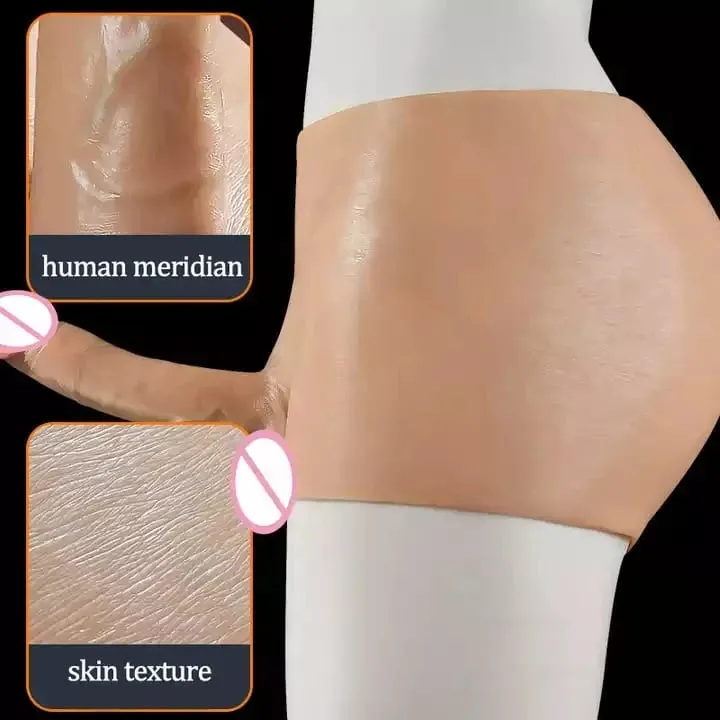 Realistische Hohlgefühl-Silikon-Haut-Dildo-Hose, weiche Penishülle für Paare, Strapon, Sexspielzeug, Schwanz, Männer, Gay18, Höschen, Lesben