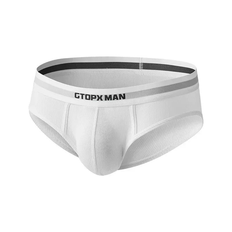 3Pack Summer Single Layer Mens Underwear Low Rise Briefs para sa Mga Lalaki Elastic Comfort Fit Underpanties Ropa Interior Hombre — image 4