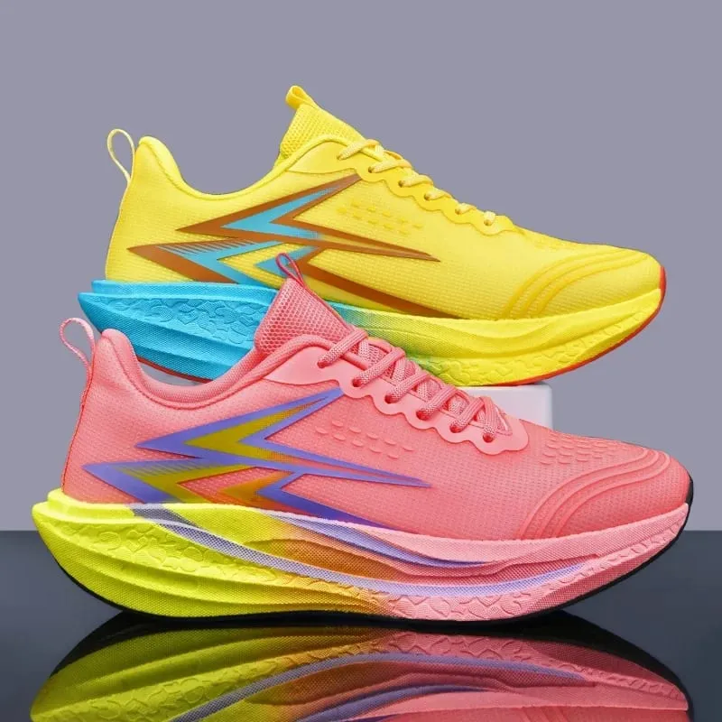 Marathon Men Running Shoes Speciality Sports Shoes Breathable Lightweight Carbon Board Women's Trend Athletic Sneakers Women
