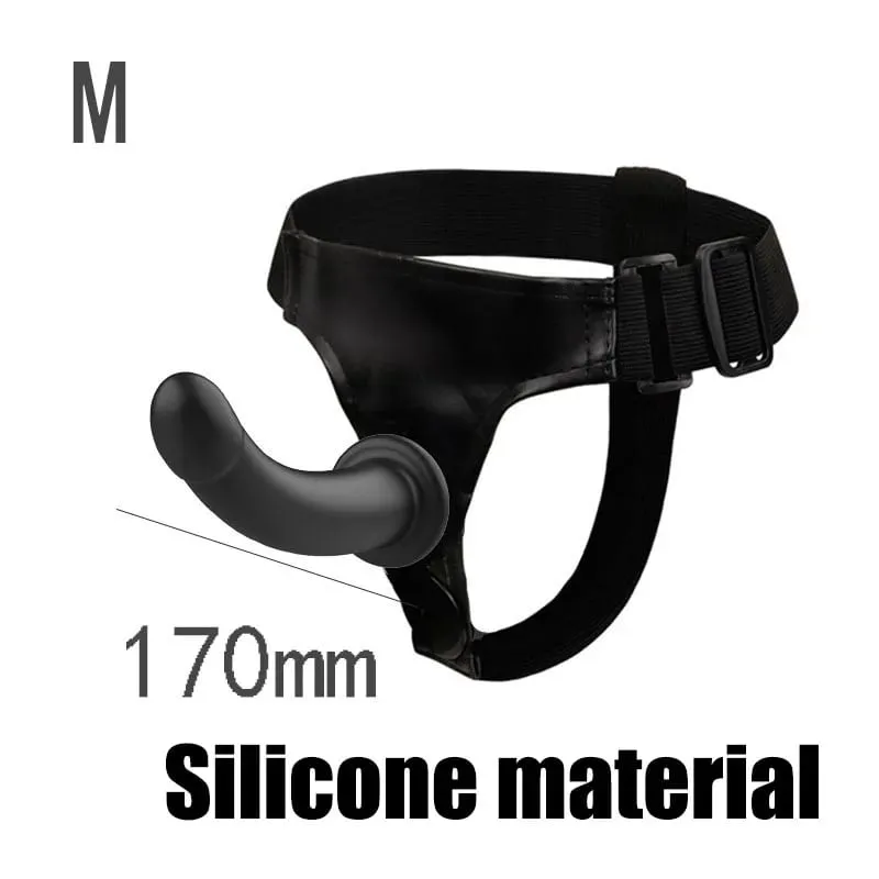Remote Control Vibrating Silicone Strap On Dildo Harness Adjustable Wearable Pegging Panties for Couples Detachable Dual Stimu