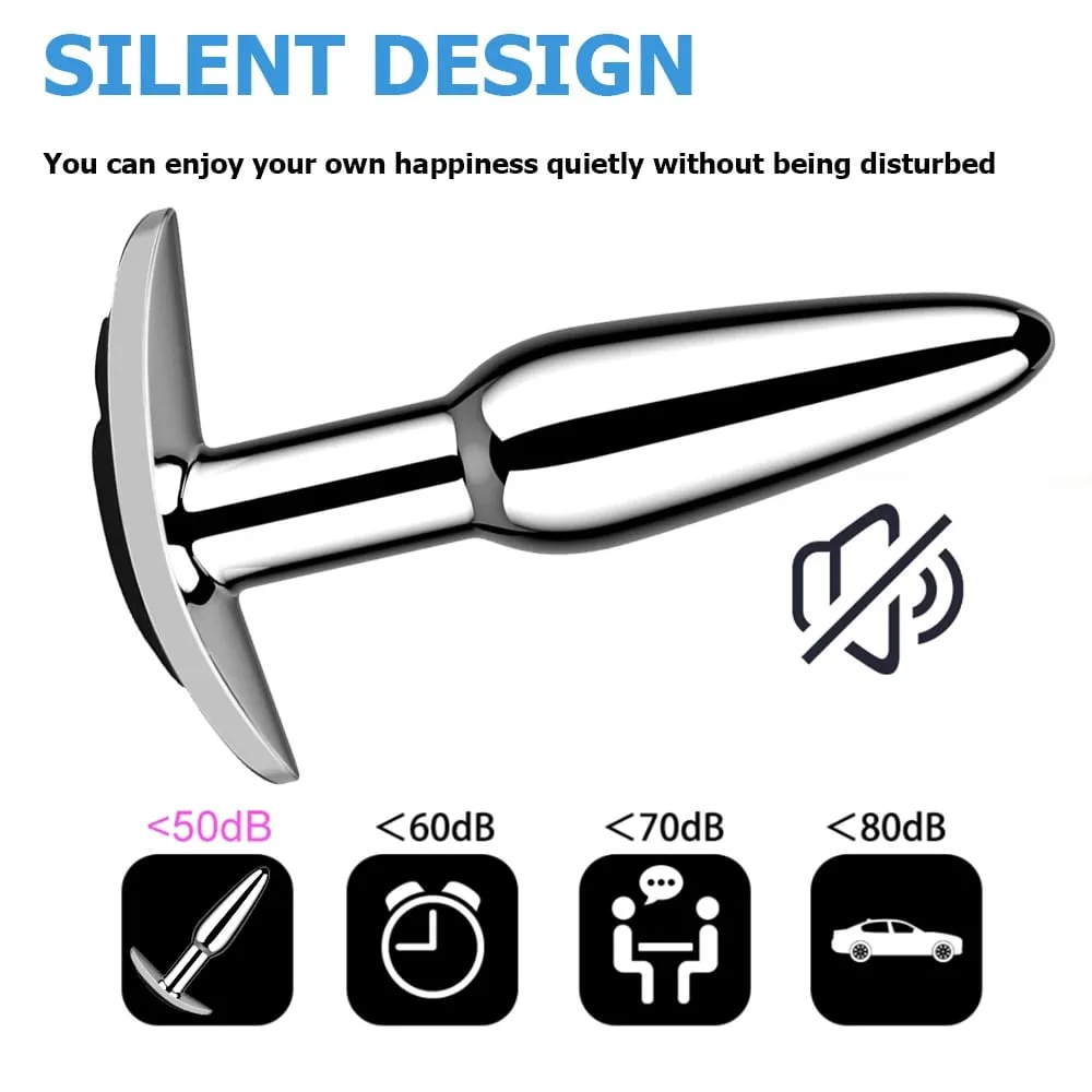 Anal Plug With Push 10 Vibration Modes Anal Toy For Men Prostate Massager Sex Toys With Remote Control Vibrator Anal Toys for 18