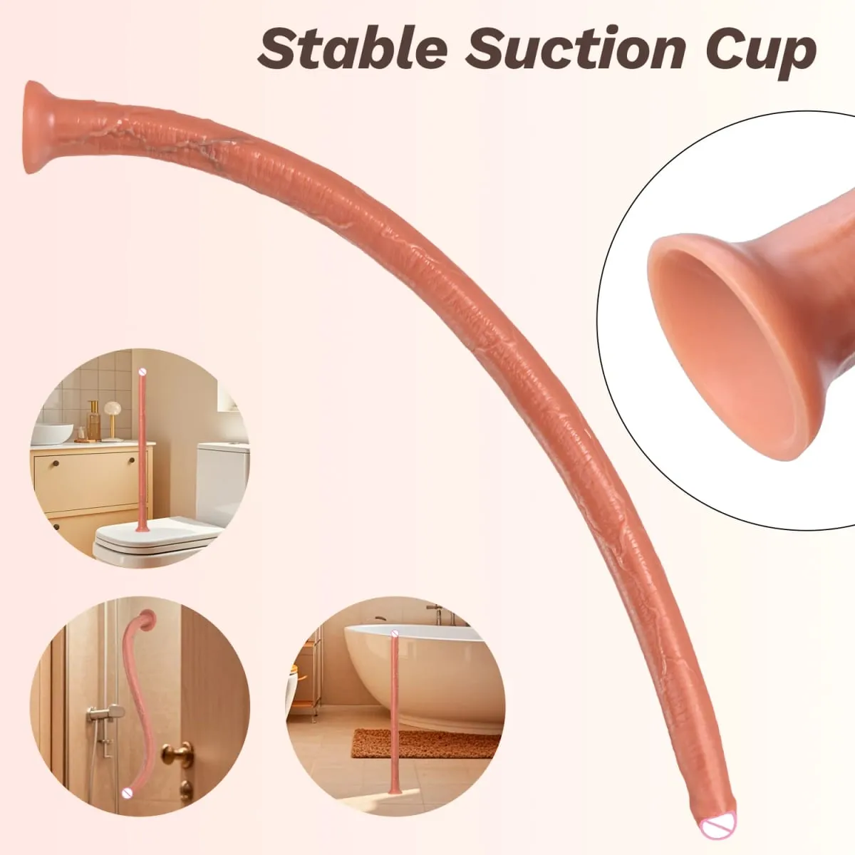 Long Realistic Dildo Silicone Anal Plug Sex Toys For Woman Adult Sex Toys Suction Cup Big Butt plug Gay Lesbian Anus Dilator 18+