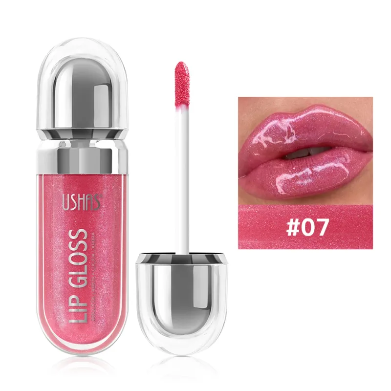 Shimmer Lip Gloss 12 Shades Glass High Shine Μη κολλώδες Ενυδατικό Μακιγιάζ χειλιών που γεμίζουν μεγάλη διάρκεια