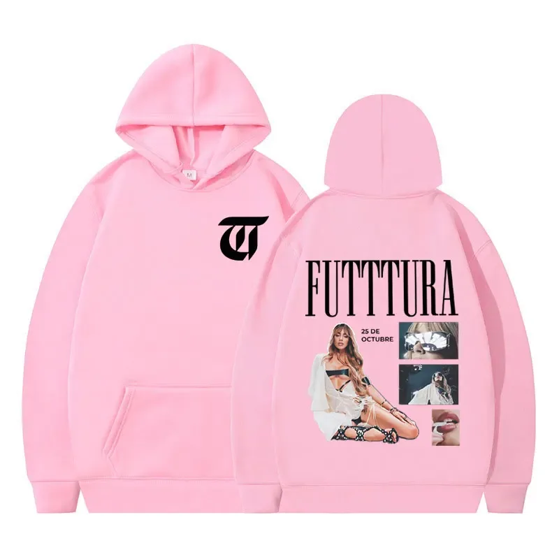 Singer TINI STOESSEL Futtura Album 2025 Tour Vintage Hoodie Men Women Fashion Pullover Casual Oversized Y2k Clothes Sweatshirts