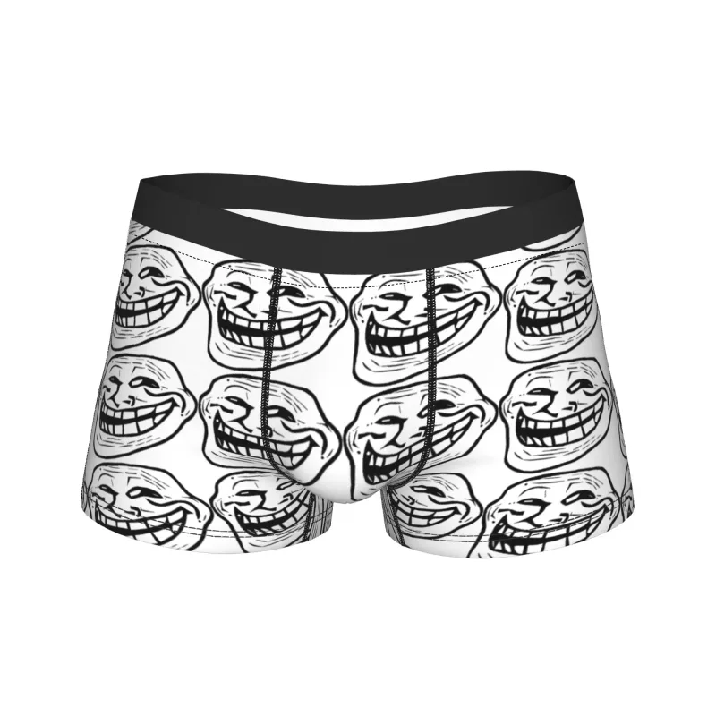 怒りコミック Trollfac トランクおかしいアニメポーチ下着ホット販売パターンボクサーブリーフ快適な男性パンツプラスサイズ