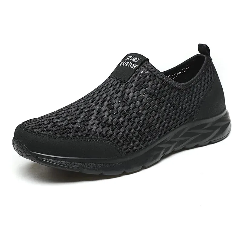 Men Shoes Sneakers Brand Man Casual Flats Shoes Loafers Slip on Male Mesh Big Size 48 Breathable Spring Autumn Summer 2026 New
