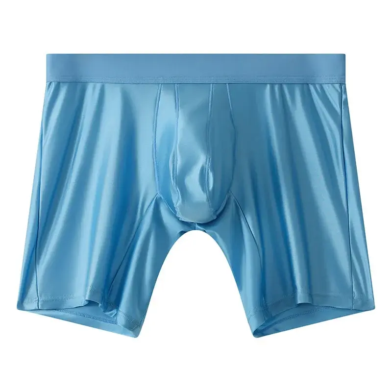 M-xxl Mens Underwear Boxers Solid U Pouch Panties Para sa Lalaki Extended Leg Boxer Shorts Homme Middle Waist Sports Underpants Lalaki