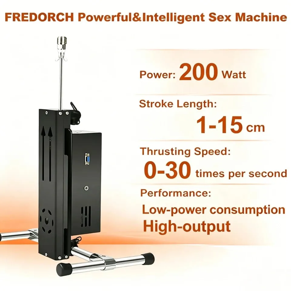 200W Powerful Sex Machine Quite & Intelligent Love Machine Dildos for Women and Men Long Strokes 1-15cm Sex Machine