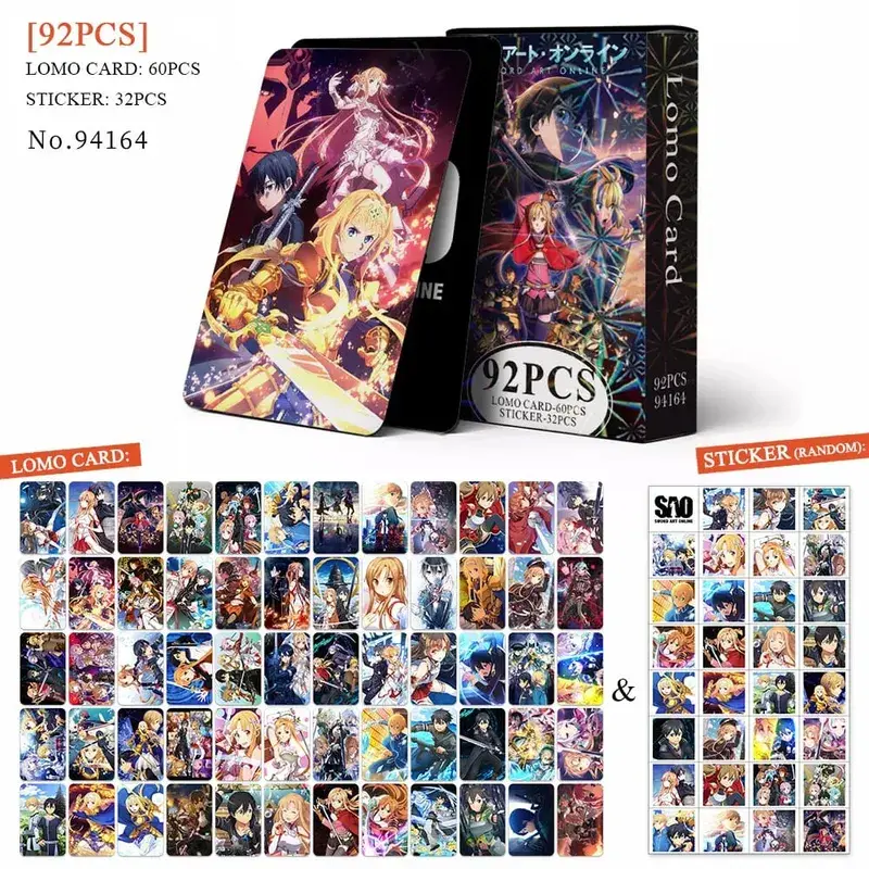 Anime Aanval op Titan‌ Lomo Kaart Ansichtkaart Speelgoed Haikyuu Apotheker Dagboeken Honkai Star Rail Collectie Kaarten Met Stickers Gift