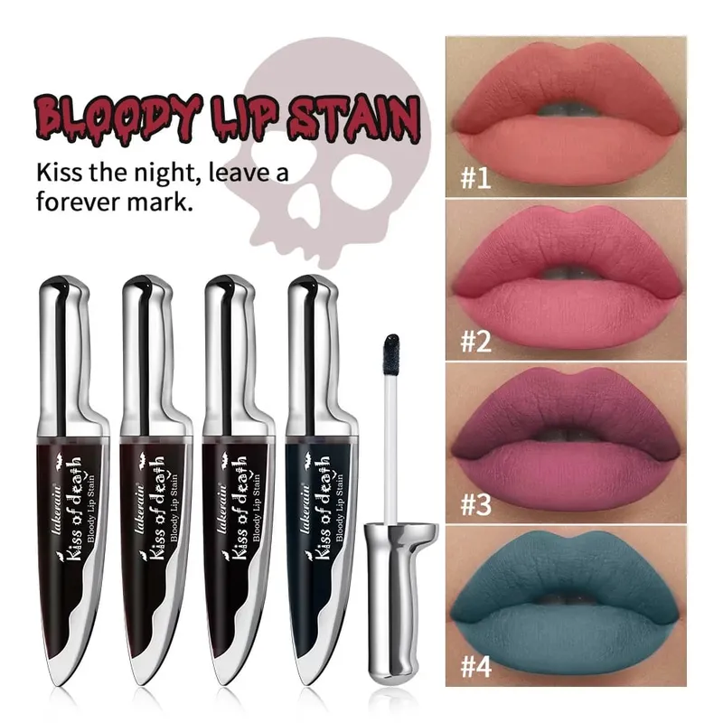5 ชิ้นแต่งหน้าฮาโลวีนชุดผมชั่วคราวสีสเปรย์ Face Body Paint Stick อายแชโดว์ & Lip แต่งหน้าชุดเทศกาลเครื่องสำอาง — image 3