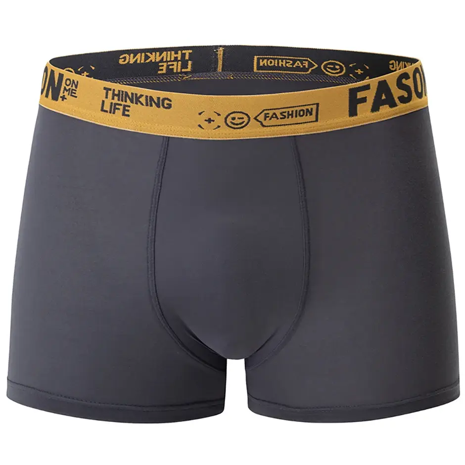 4 Keping Lelaki Bersaiz Besar 1xl-7Xl Seluar Pendek Persegi Kasual Dan Selesa Obes Seluar Boxer Lelaki Sukan Dan Kecergasan Seluar Pendek Asas