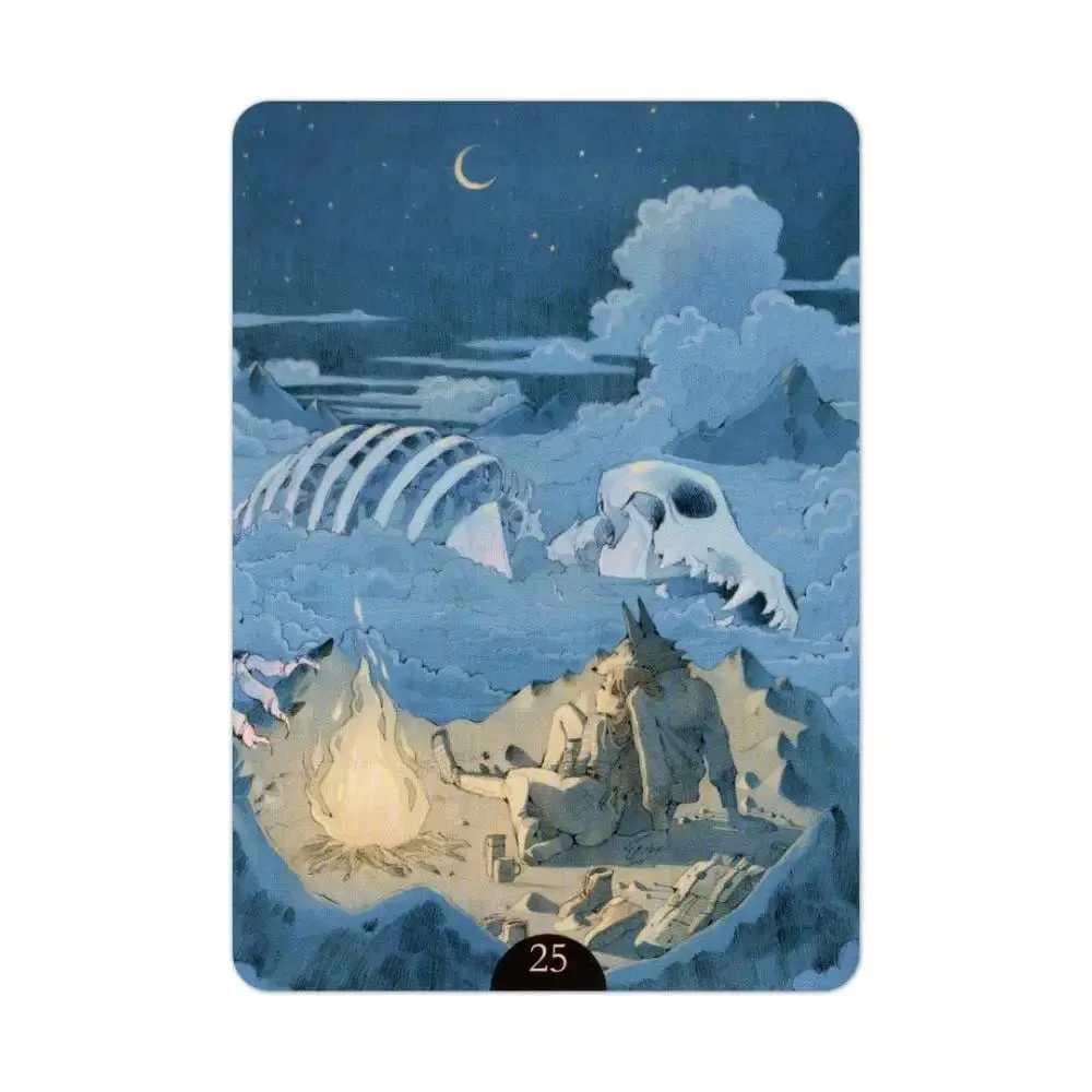 8.8*12.6cm Loputyn Oracle 36 Pcs Cards Double-sided Embossed Evocative Sensual and Imaginative Drawings