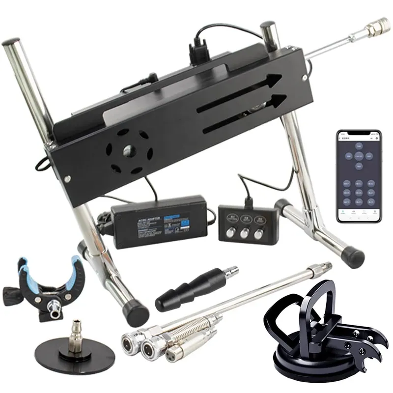 200W Super Powerful Sex Machine for Adult Masturbation Intelligent App Control Premium Love Machine with Dildo Adult Sex Toys