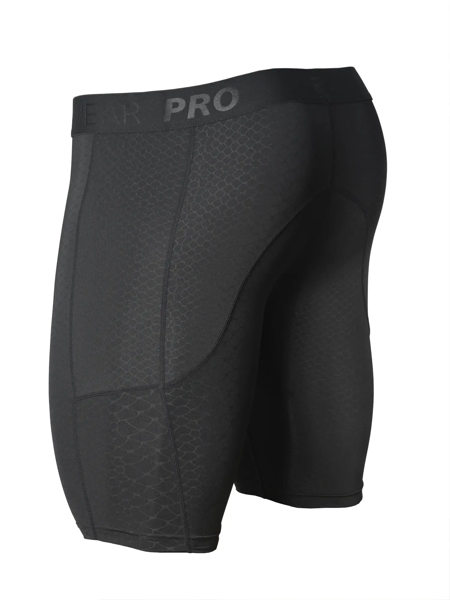 Men's Underwear Sports Running Fitness Side Pockets,Front Inner Pocket,Snake Pattern Embossed,Moisture Wicking Quick Drying