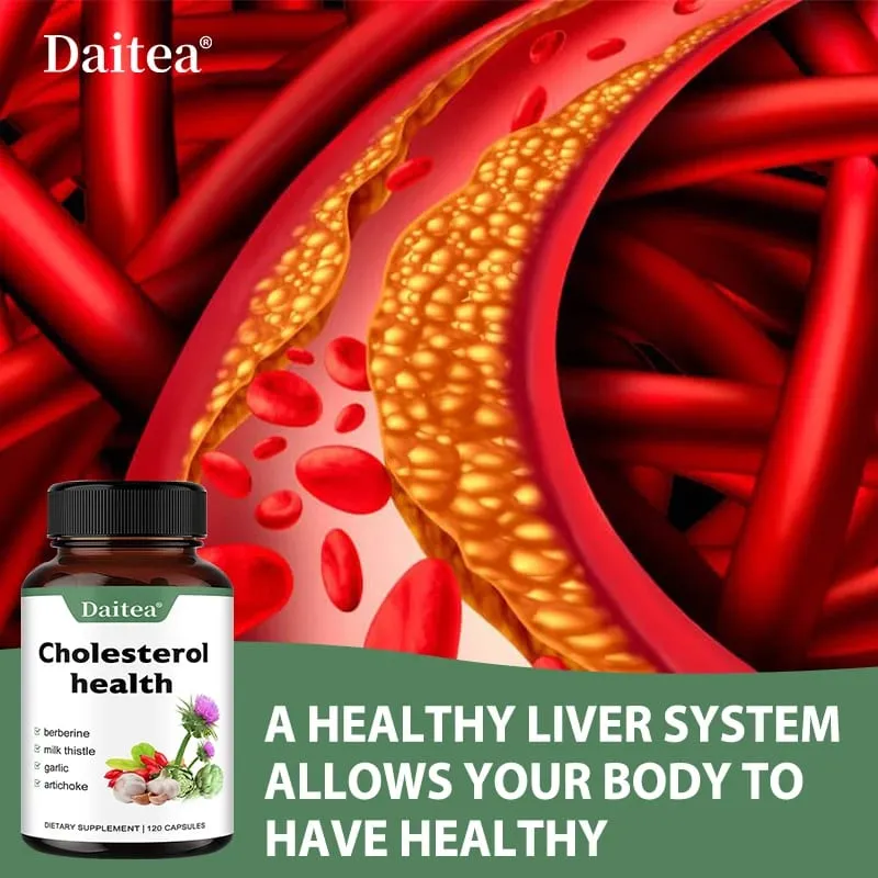 Berberine + Milk Thistle Capsules - for Kidney & Liver Health Liver Detox and Cleanse Promotes Skin and Digestive Health