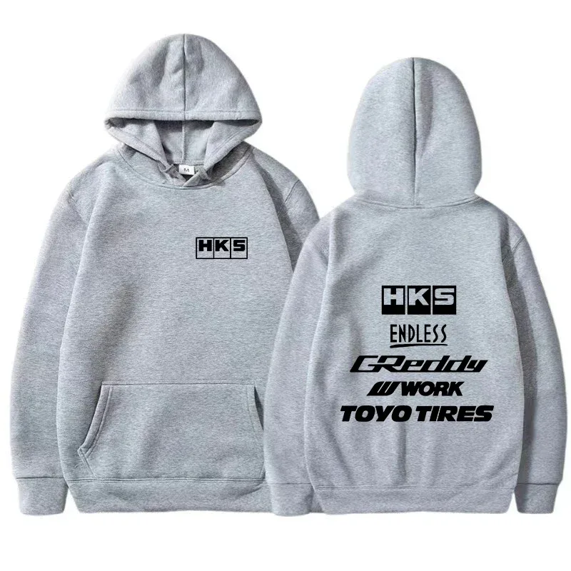 2025 Herrmode Cool Hoodie Japan JDM Modifierad Bil HKS ENDLESS Hoody Herr Dam Vintage Casual Sweatshirt Långärmade tröjor