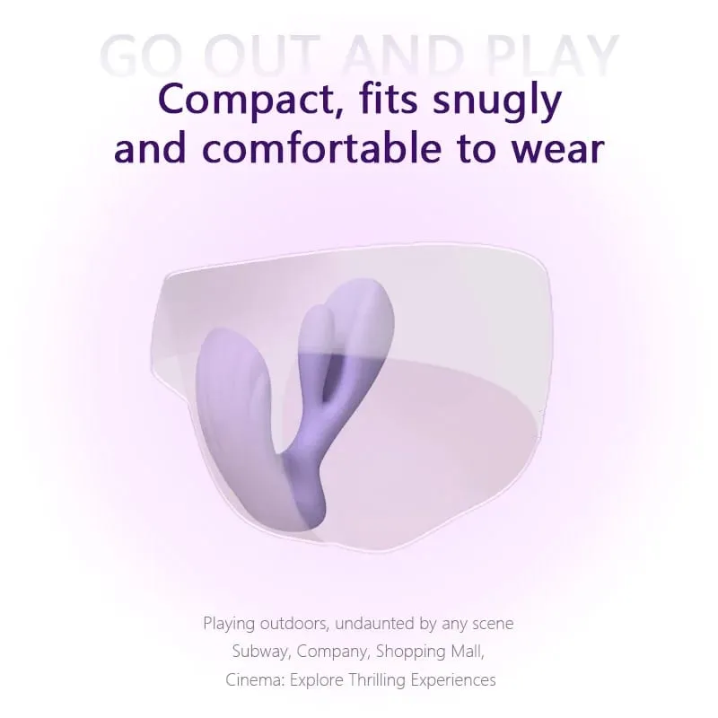 Wearable G Spot Vibrator for Women APP Remote Control 10 Vibration 3 Rotation Modes Clitoral Stimulation Female Orgasm Sex Toy