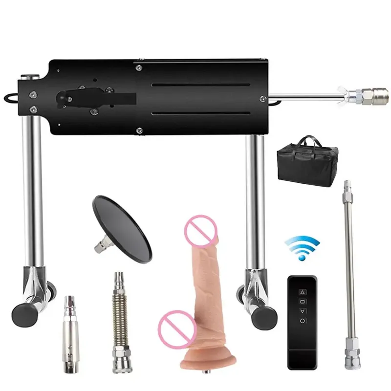 Máquina sexual mejorada con Control remoto, máquina de amor súper silenciosa, Ultra ajustable, Vac U Lock, 30db, 70W, con Big D gratis
