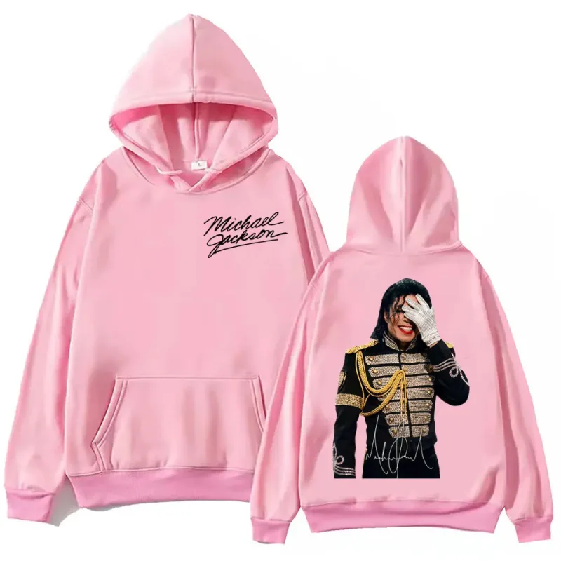 90's Classics Michael Jackson Graphic Hoodies Men Women Harajuku Rock Style Pullovers Vintage Fashion Long Sleeve Sweatshirts