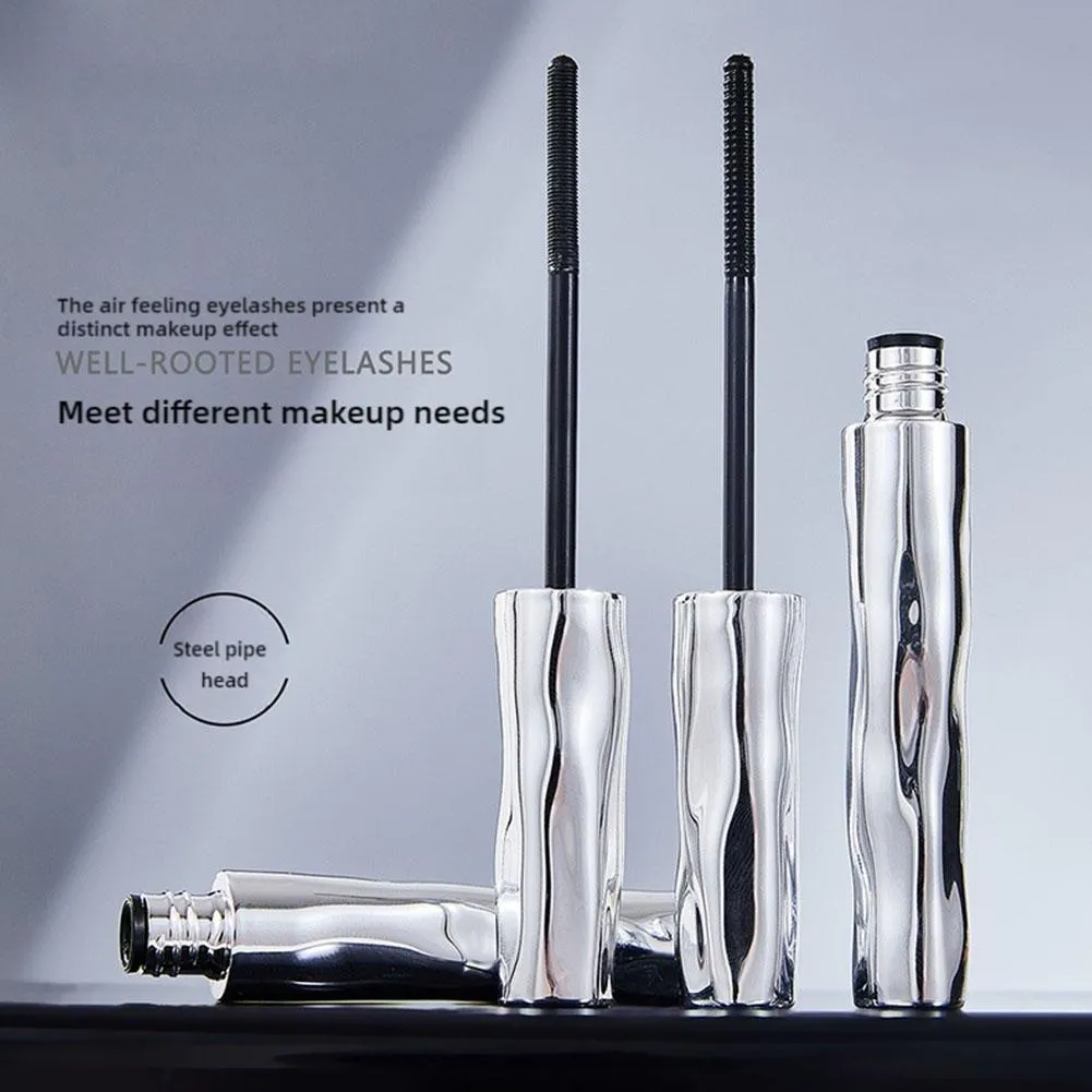 ZkYo Steel Tube Waterproof Eyelash Primer Natural Thick And Curly Mascara Lasting And Non-Smudging Women Eye Makeup