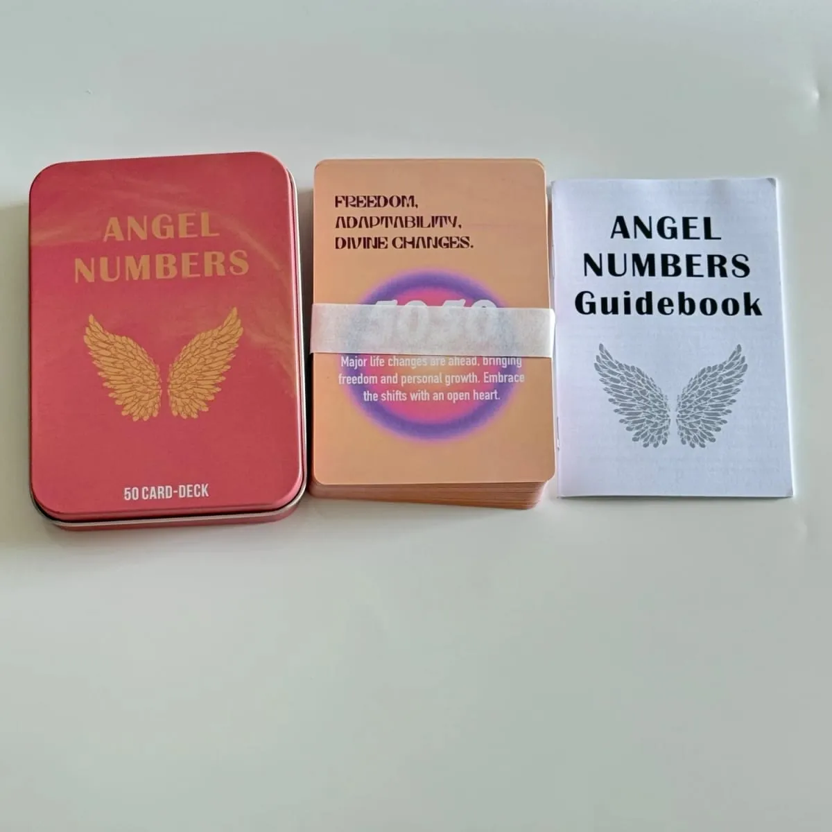 12*7cm Inner Rose Tarot Deck in Metal Box 350GSM with Paper Instruction Manual Self Growth Meditation Board Games