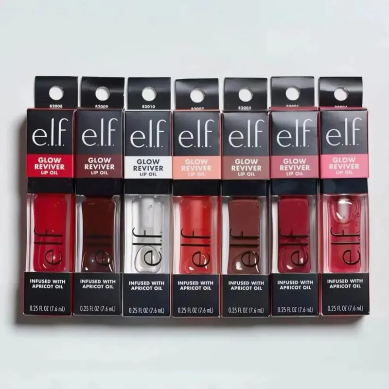 ELF Lip Gloss Natural Shine&Blush Liquid Waterproof and Sweat-Resistant Easy to Smudge Lightweight and Long-Lasting Makeup