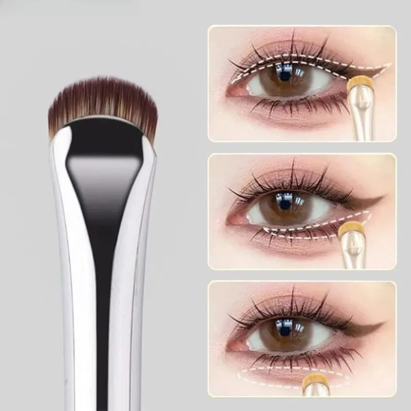 Sharp Thin Small Eye Cosmetic Tools 2/1pcs Curved Eyeliner Makeup Brushes Eye Makeup Smudge Tools Precision Soft Eyeshadow Brush