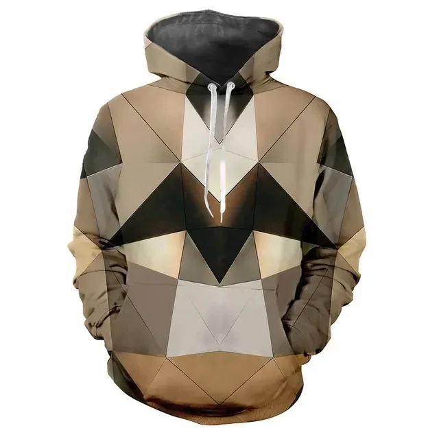 Fashion 3D Men's Colors Scottish Men's Hoodie Casual Printed Digital Hip Hop Personalized Hoodie Long Sleeve Tops