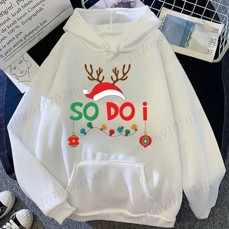 Couple Christmas Matching Hoodies Set I Don't Do Matching Christmas Outfits Print Sweatshirts Xmas Family Party Matching Tops
