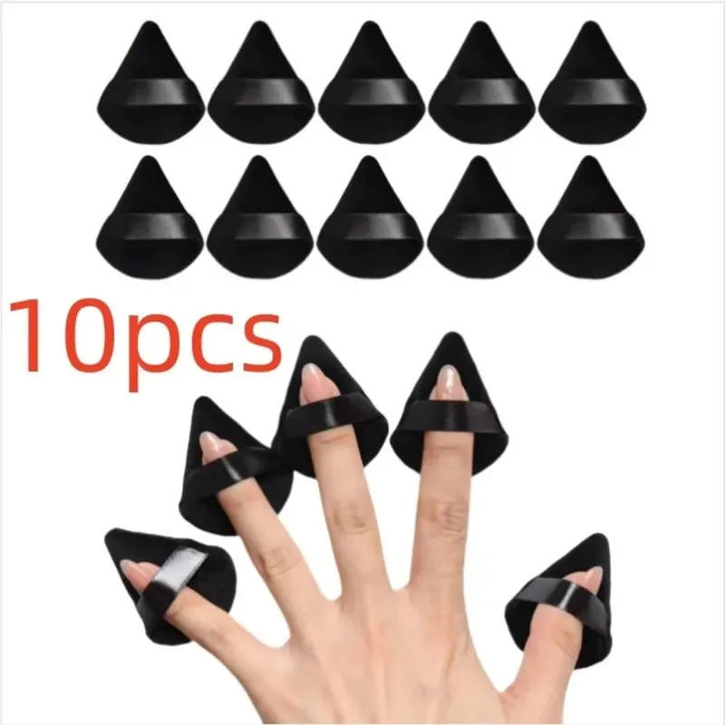 Black Triangle Powder Puff Facial Makeup Sponge Soft Velvet Cosmetics Puff Mixer Beauty Foundation Make-Up Sponge Makeup Access