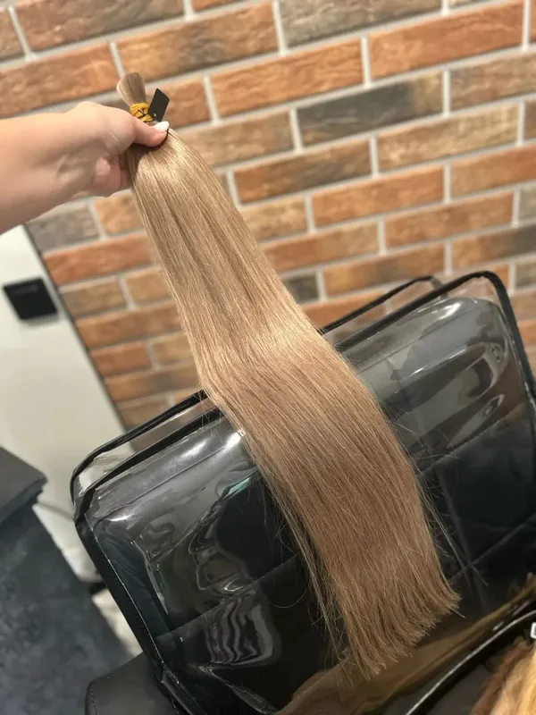 Bulk hår 100 % äkta människohår maskintillverkat Virgin Remy rakt hår Bulk 18-30 tum 100 g Naturligt blont hårförlängning utan inslag