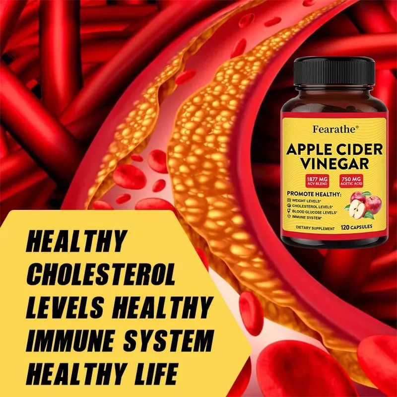 Apple Cider Vinegar Capsules na may Zinc at Vitamin D3 Support Metabolic Immune Digestive Gut Wellness & Daily Body Management