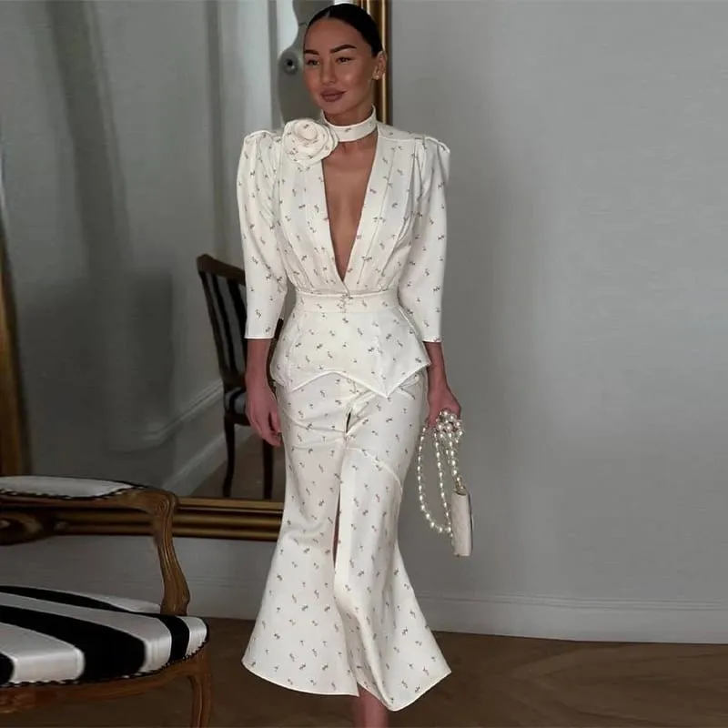 Elegant Women's Printed Waistband Stain Short Dress Waist Cinched Square Collar Sleeveless Dresses 2026 Spring Summer Party Robe