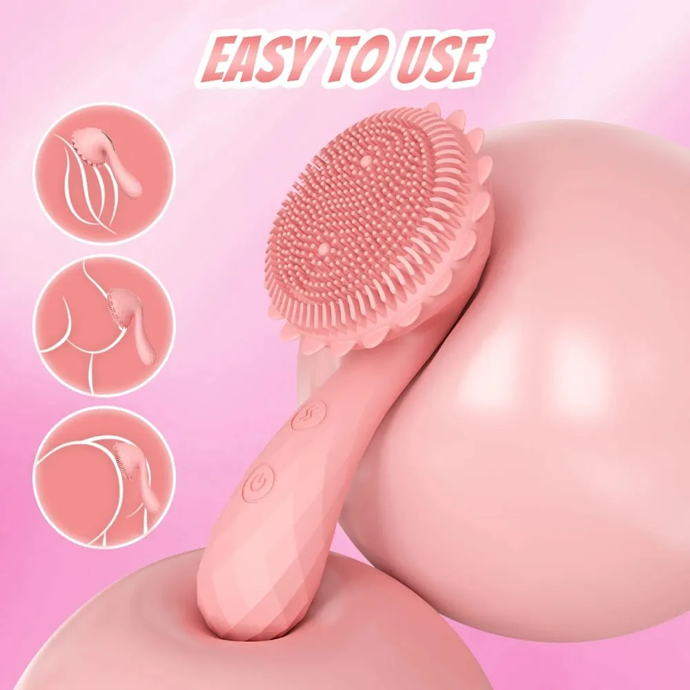 New Vibrator for Women Brush Nipple Clitoris Stimulator Vibrator Dildo Vibrator Cleansing Brushes Makeup Sex Toys Products 18+