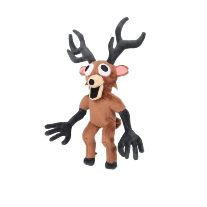 New 38cm 99 Nights Cartoon In The Forest Deer Plush Toys Cotton Stuffed Doll Anime Animal for Kids Birthday Gift Halloween Gifts