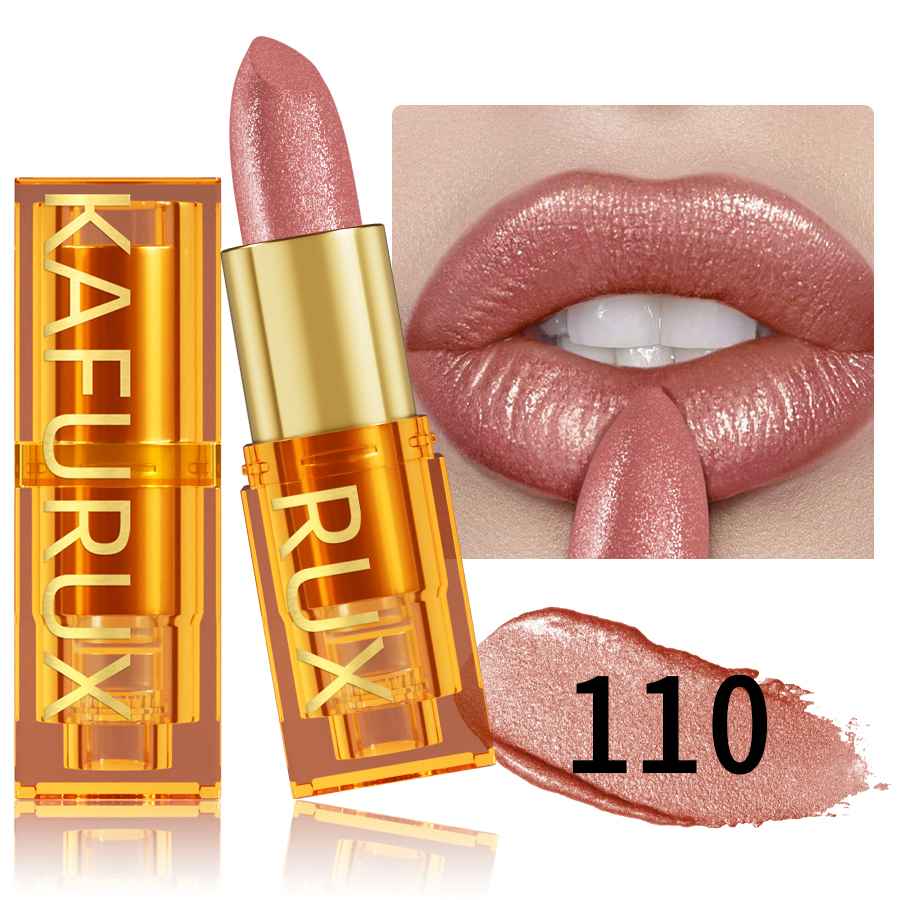 16Colors Bold & Intense Glitter Shiny Metallic Lipstick Lip Tint Long Lasting Lip Senior Matte Lip Makeup Gifts for Women Cosme