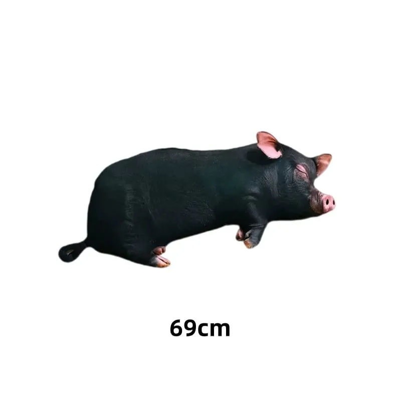 Simulated Animal Pillow Dog Cat Pig Cattle Plushies Toys Home Decor Toys Soft Sofa Cushion Throw Pillow Creative Birthday Gifts